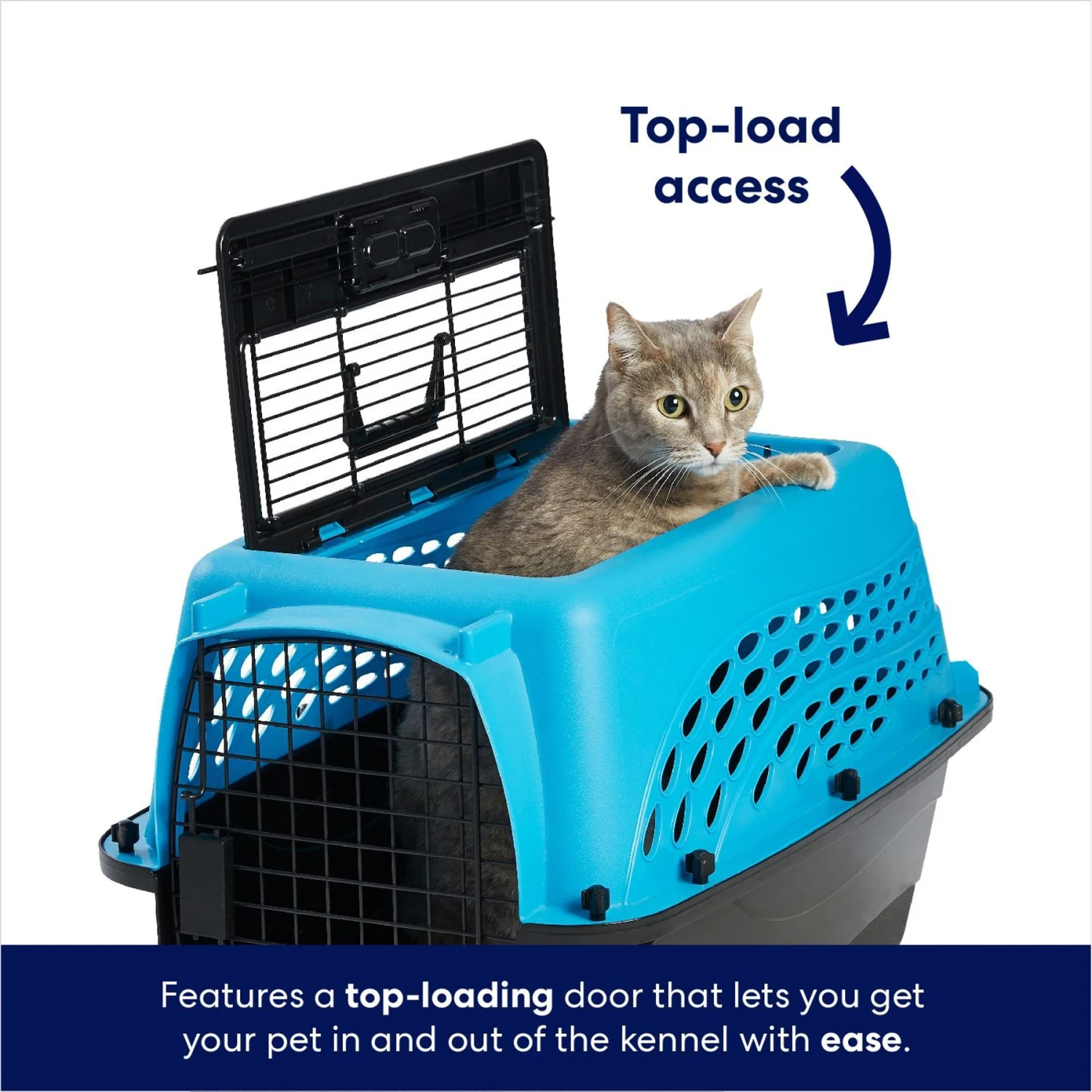 Frisco Two Door Top Load Plastic Dog & Cat Kennel Frisco Two Door Top Load Plastic Dog & Cat Kennel -Frisco Sales Store 122125 PT3. AC SS1800 V1667229145