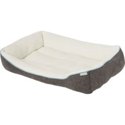Frisco Sherpa Rectangular Bolster Dog Bed -Frisco Sales Store 129483 PT2. AC SS1800 V1566334964