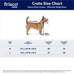 Frisco Ultimate Heavy Duty Steel Metal Single Door Dog Crate -Frisco Sales Store 141213 PT2. AC SS1800 V1667229026
