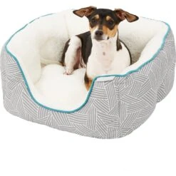 Frisco Square Deep Bolster Cat & Dog Bed -Frisco Sales Store 144829 PT4. AC SS1800 V1578442895