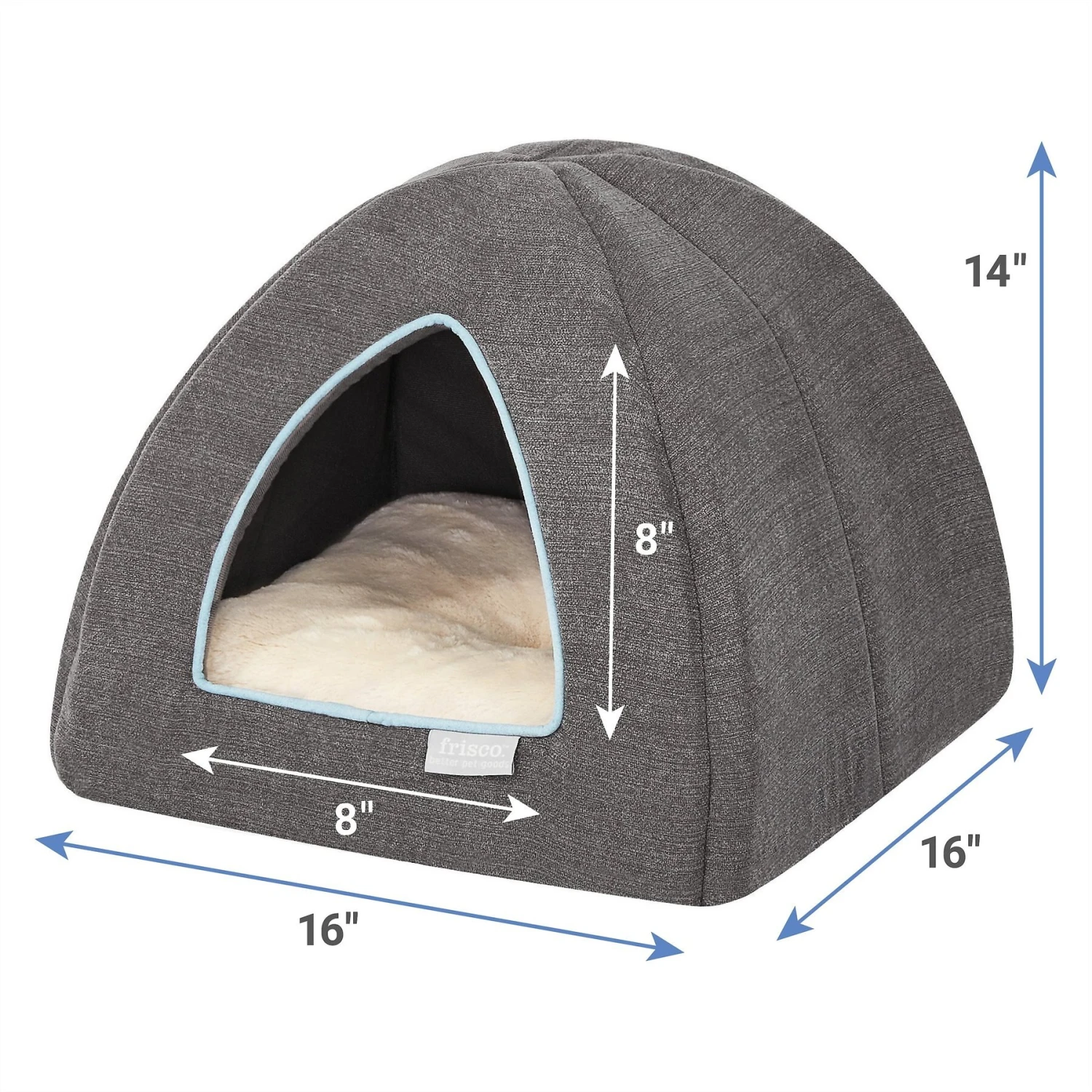 Frisco Igloo Covered Cat & Dog Bed Frisco Igloo Covered Cat & Dog Bed -Frisco Sales Store 144836 PT2. AC SS1800 V1647881252