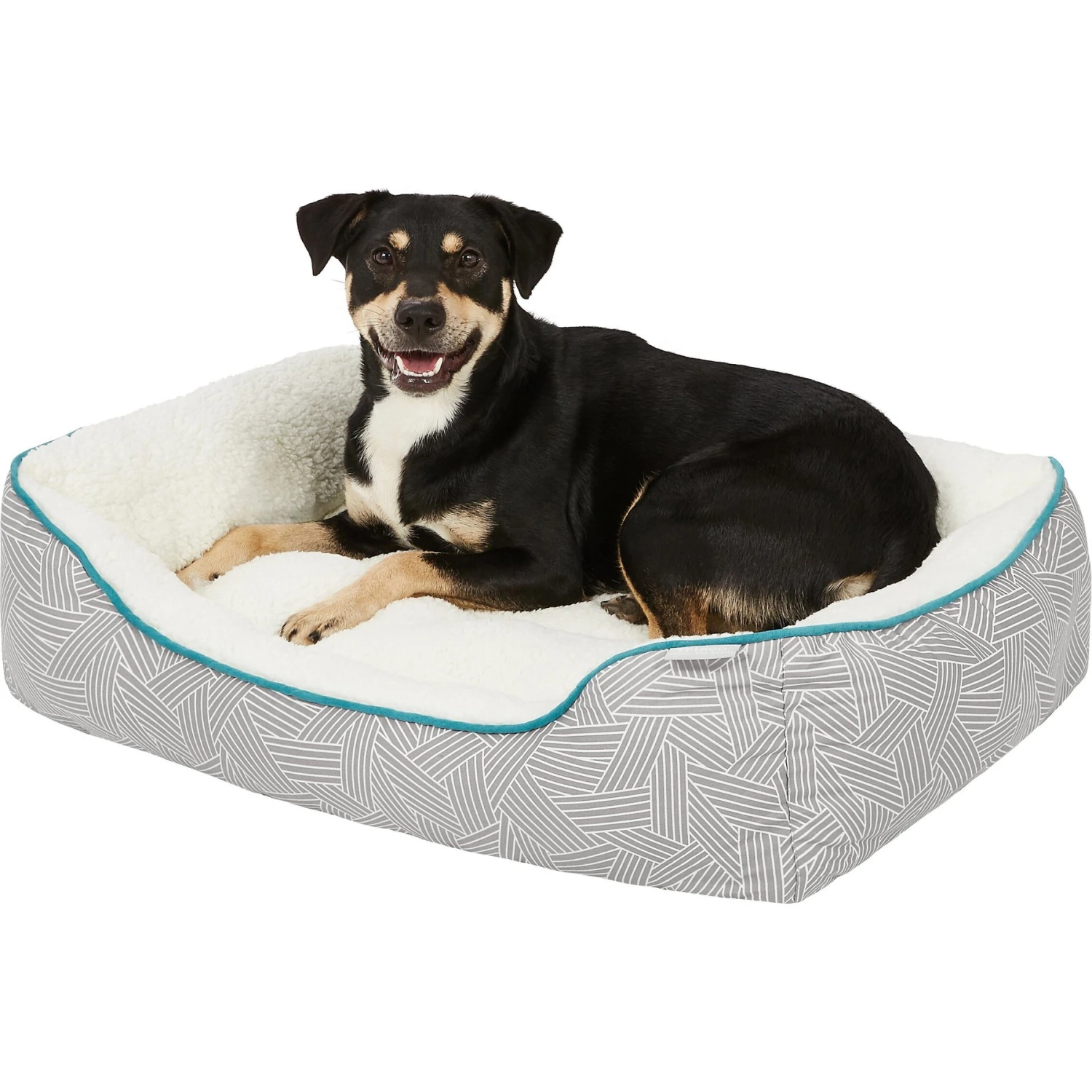 Frisco Sherpa Rectangular Bolster Cat & Dog Bed Frisco Sherpa Rectangular Bolster Cat & Dog Bed -Frisco Sales Store 144851 PT4. AC SS1800 V1578442937