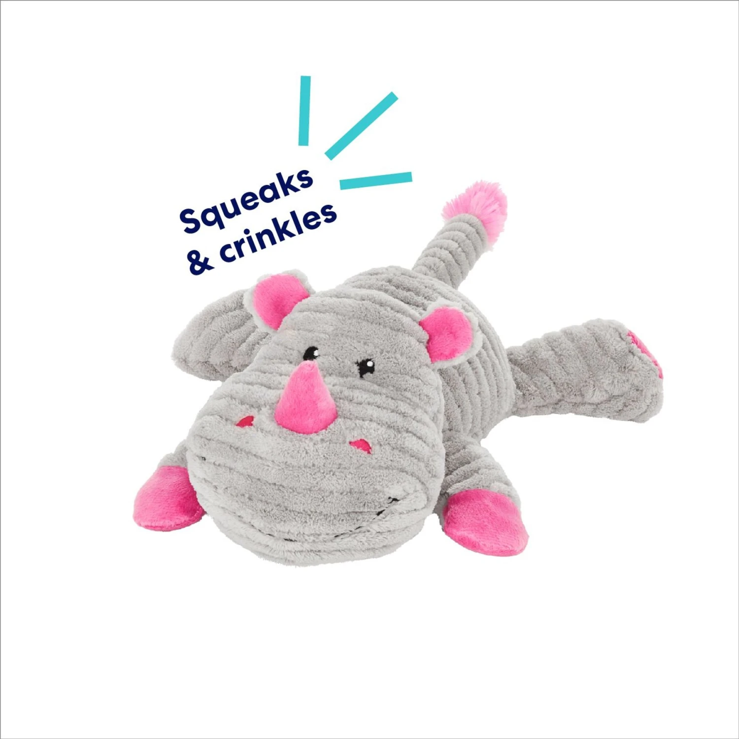 Frisco Rhino Corduroy Plush Squeaky Dog Toy Frisco Rhino Corduroy Plush Squeaky Dog Toy -Frisco Sales Store 152828 PT2. AC SS1800 V1695671061