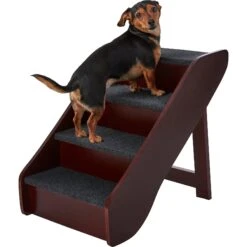 Frisco Deluxe Foldable Wooden Carpeted Cat & Dog Stairs -Frisco Sales Store 156781 PT4. AC SS1800 V1569621467