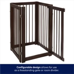 Frisco Deluxe Configurable 4-Panel Wood Dog Gate -Frisco Sales Store 156793 PT5. AC SS1800 V1671203001