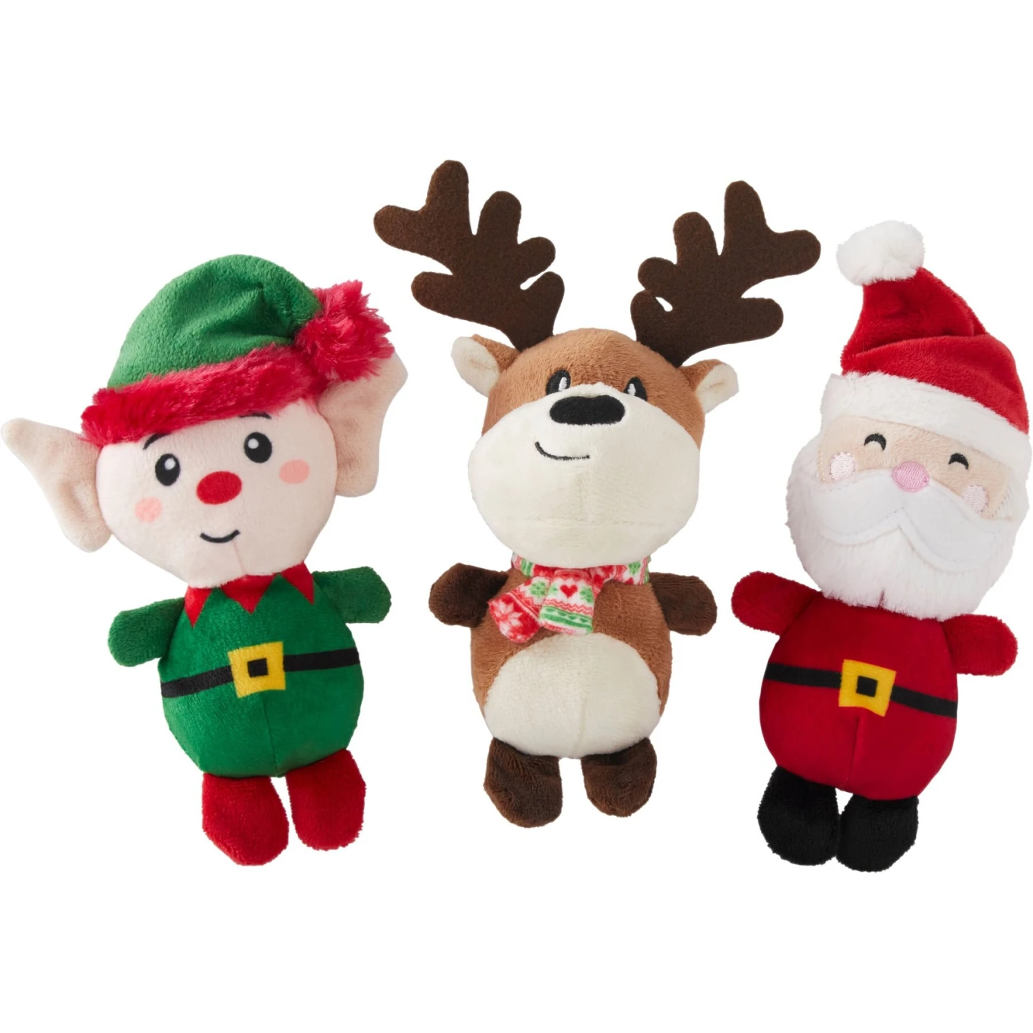 Frisco Holiday Santa's Helpers Plush Squeaky Dog Toy, 3 count Frisco Holiday Santa's Helpers Plush Squeaky Dog Toy, 3 Count -Frisco Sales Store 164633 MAIN. AC SS1800 V1694813220