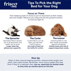 Frisco Quilted Orthopedic Pillow Cat & Dog Bed W/Removable Cover -Frisco Sales Store 165196 PT7. AC SS1800 V1668203950