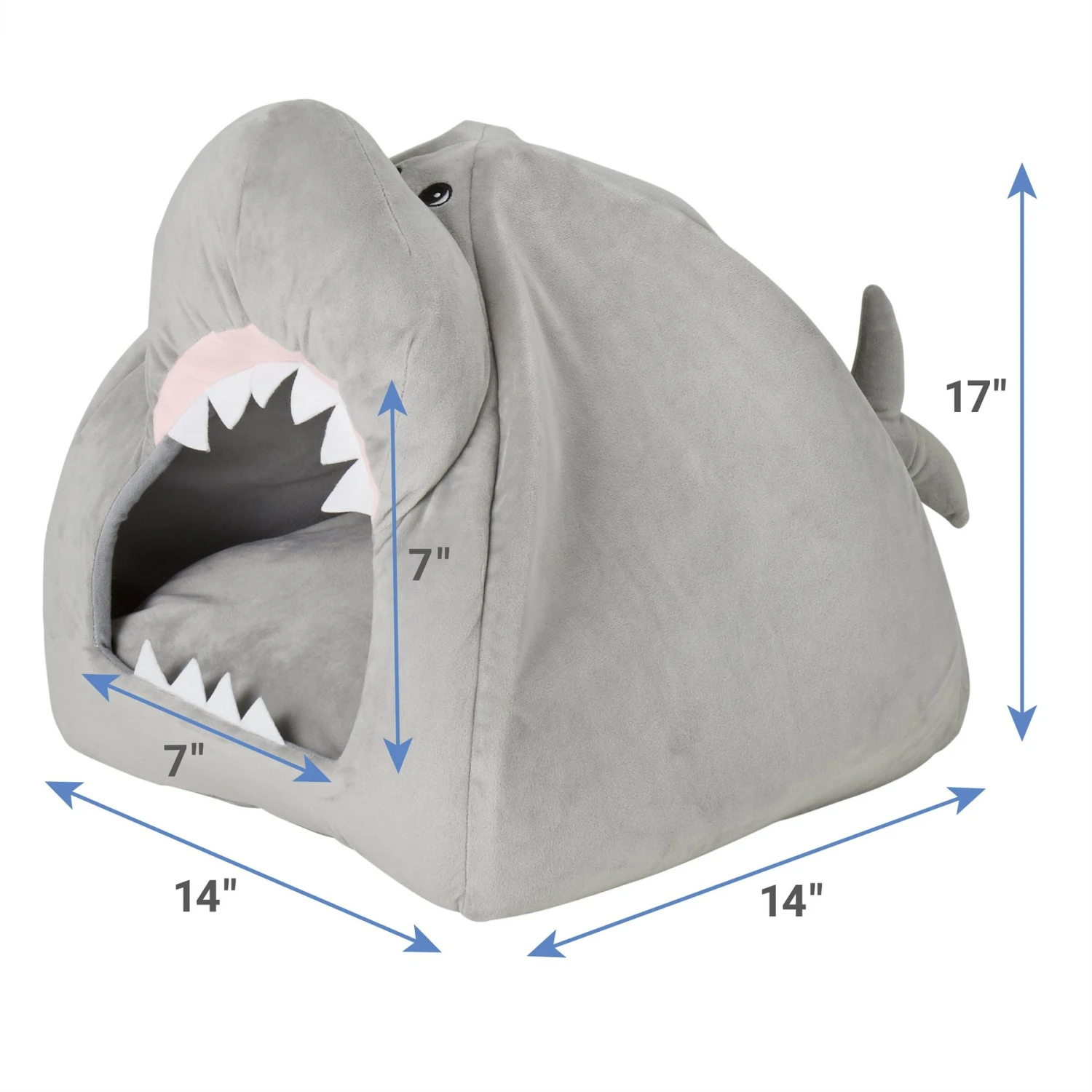 Frisco Novelty Shark Covered Cat & Dog Bed Frisco Novelty Shark Covered Cat & Dog Bed -Frisco Sales Store 165339 PT3. AC SS1800 V1627580569