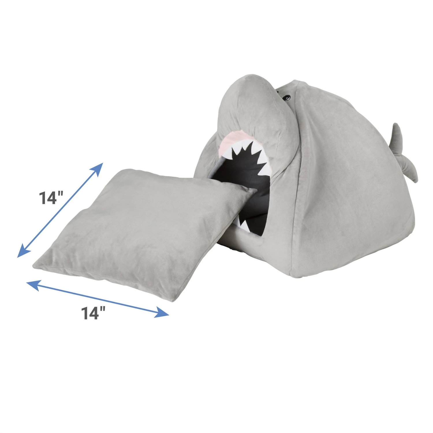 Frisco Novelty Shark Covered Cat & Dog Bed Frisco Novelty Shark Covered Cat & Dog Bed -Frisco Sales Store 165339 PT4. AC SS1800 V1627578397