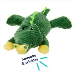 Frisco Alligator Corduroy Plush Squeaky Dog Toy -Frisco Sales Store 174705 PT2. AC SS1800 V1686579681