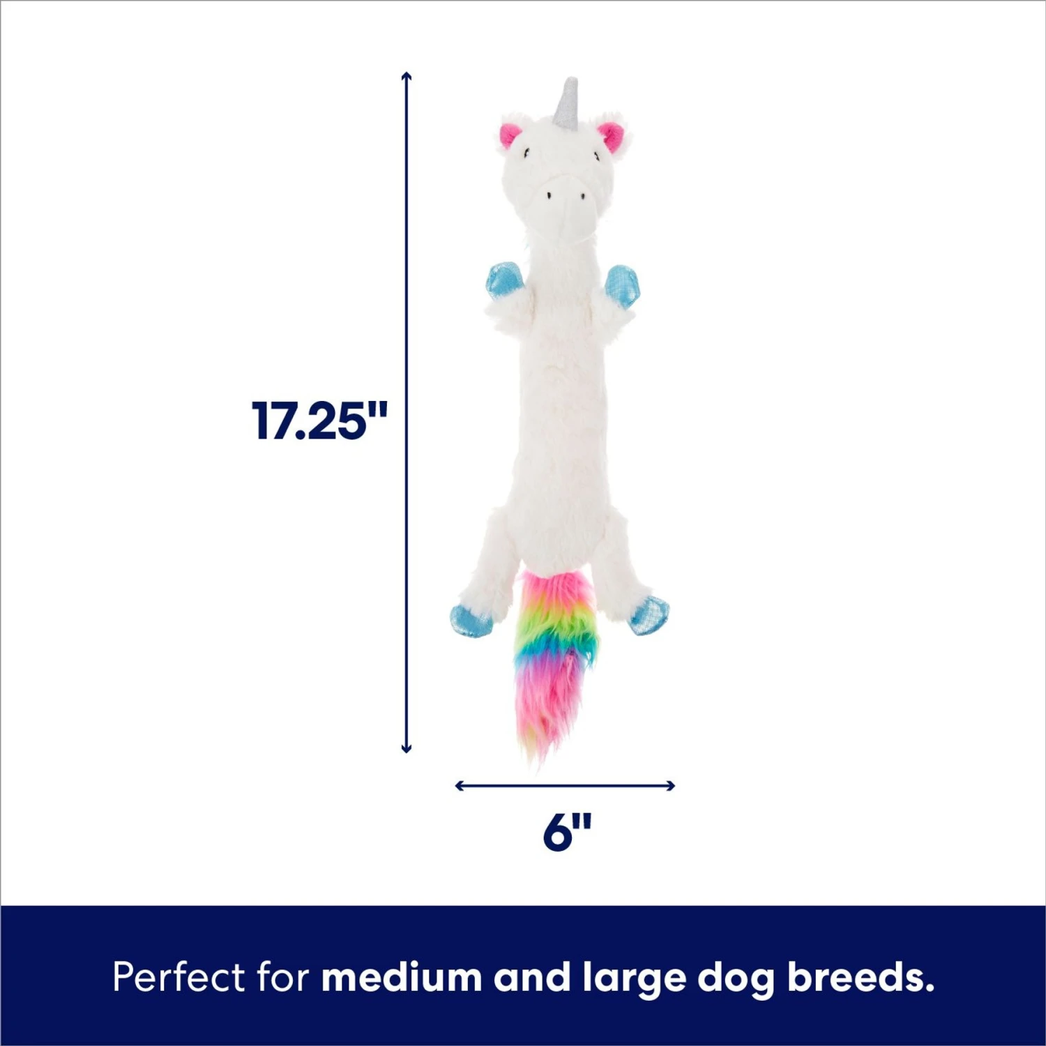 Frisco Unicorn Skinny Plush Squeaky Dog Toy Frisco Unicorn Skinny Plush Squeaky Dog Toy -Frisco Sales Store 174713 PT1. AC SS1800 V1695671001