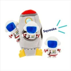 Frisco Rocket Ship Hide & Seek Puzzle Plush Squeaky Dog Toy -Frisco Sales Store 174753 PT3. AC SS1800 V1695670718