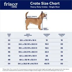 Frisco Heavy Duty Single Door Wire Dog Crate 2 Frisco Heavy Duty Single Door Wire Dog Crate -Frisco Sales Store 210677 PT2. AC SS1800 V1667859376