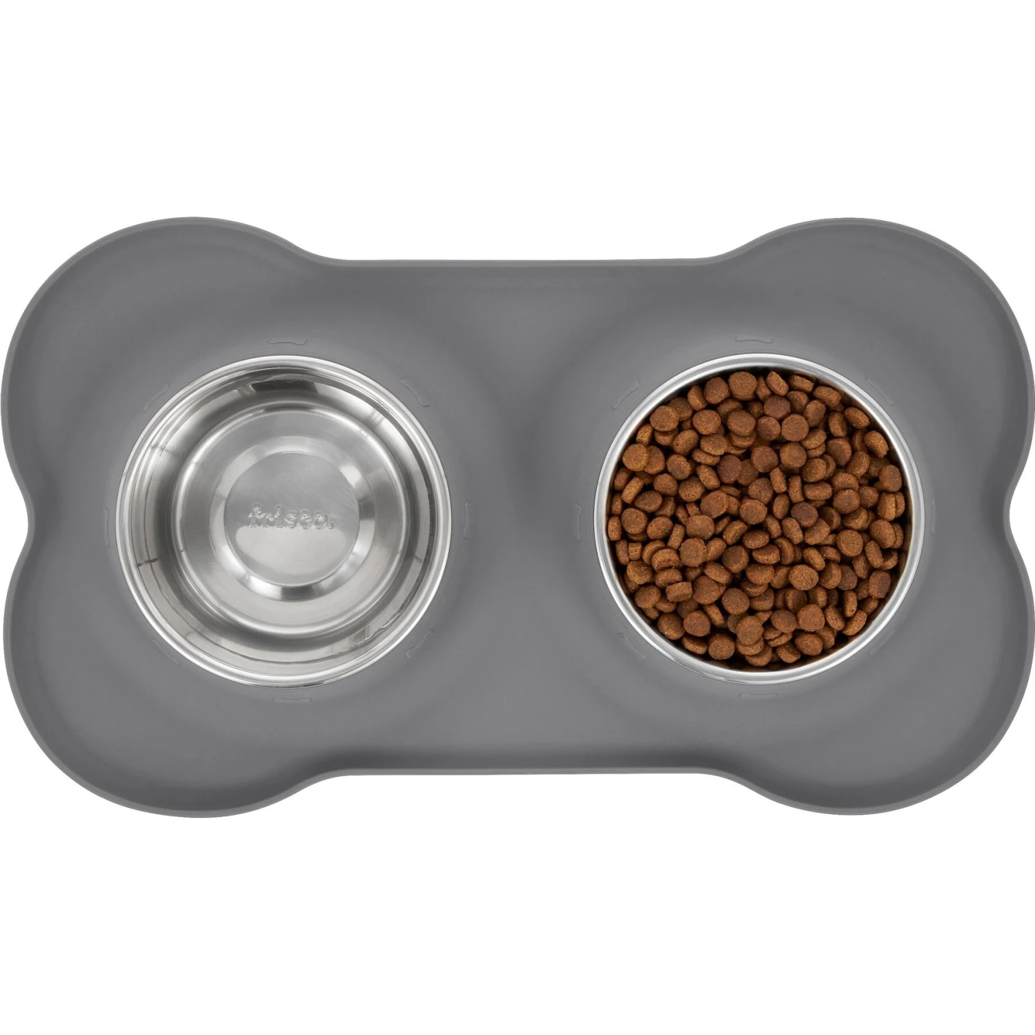 Frisco Silicone Stainless Steel Double Diner Dog & Cat Bowl Frisco Silicone Stainless Steel Double Diner Dog & Cat Bowl -Frisco Sales Store 215990 PT4. AC SS1800 V1591020097