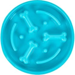 Frisco Bone Shaped Ridges Slow Feed Bowl