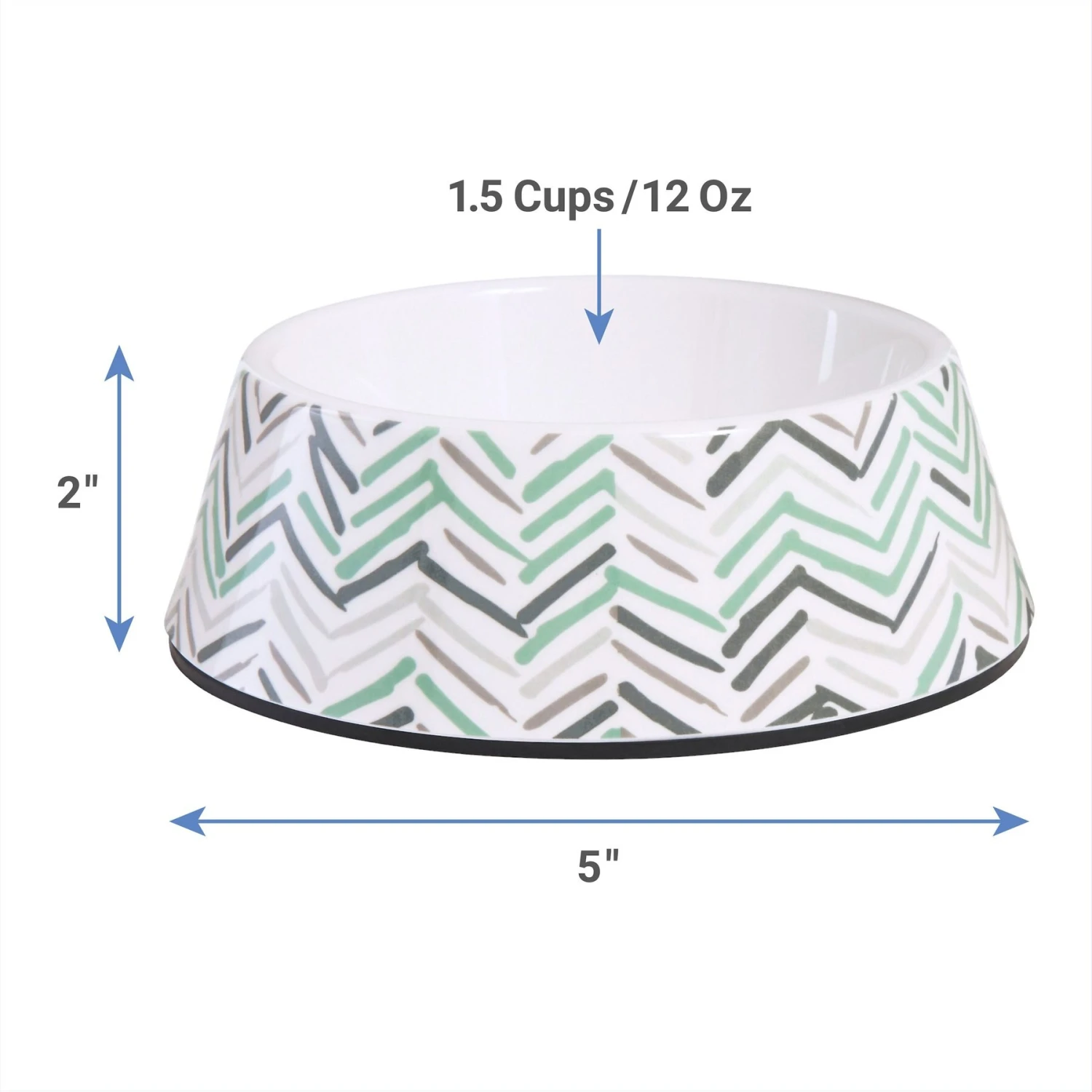 Frisco Chevron Brushed Melamine Bowl Frisco Chevron Brushed Melamine Bowl -Frisco Sales Store 216059 PT1. AC SS1800 V1600374248