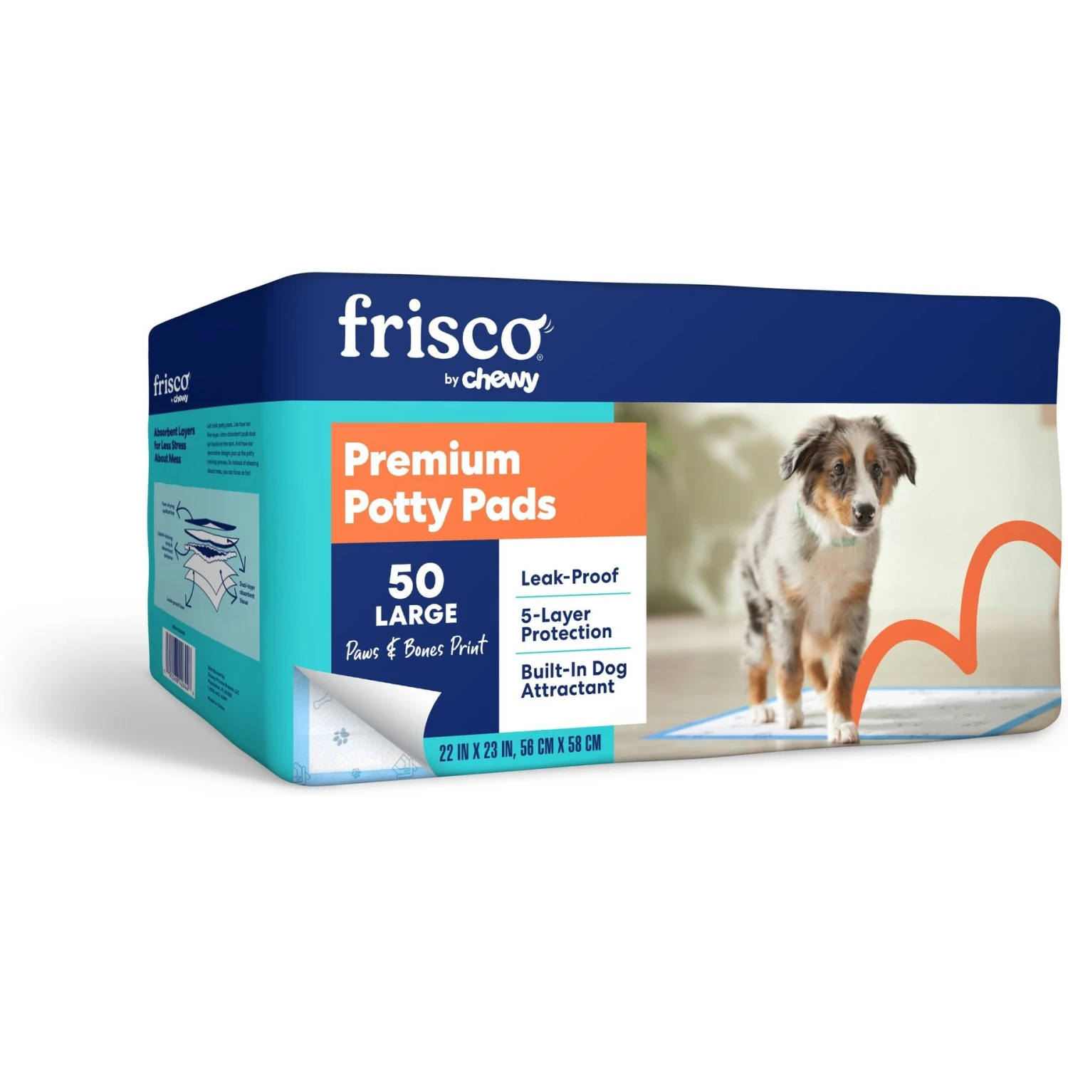 Frisco Printed Dog Training & Potty Pads Frisco Printed Dog Training & Potty Pads -Frisco Sales Store 227465 MAIN. AC SS1800 V1674671625