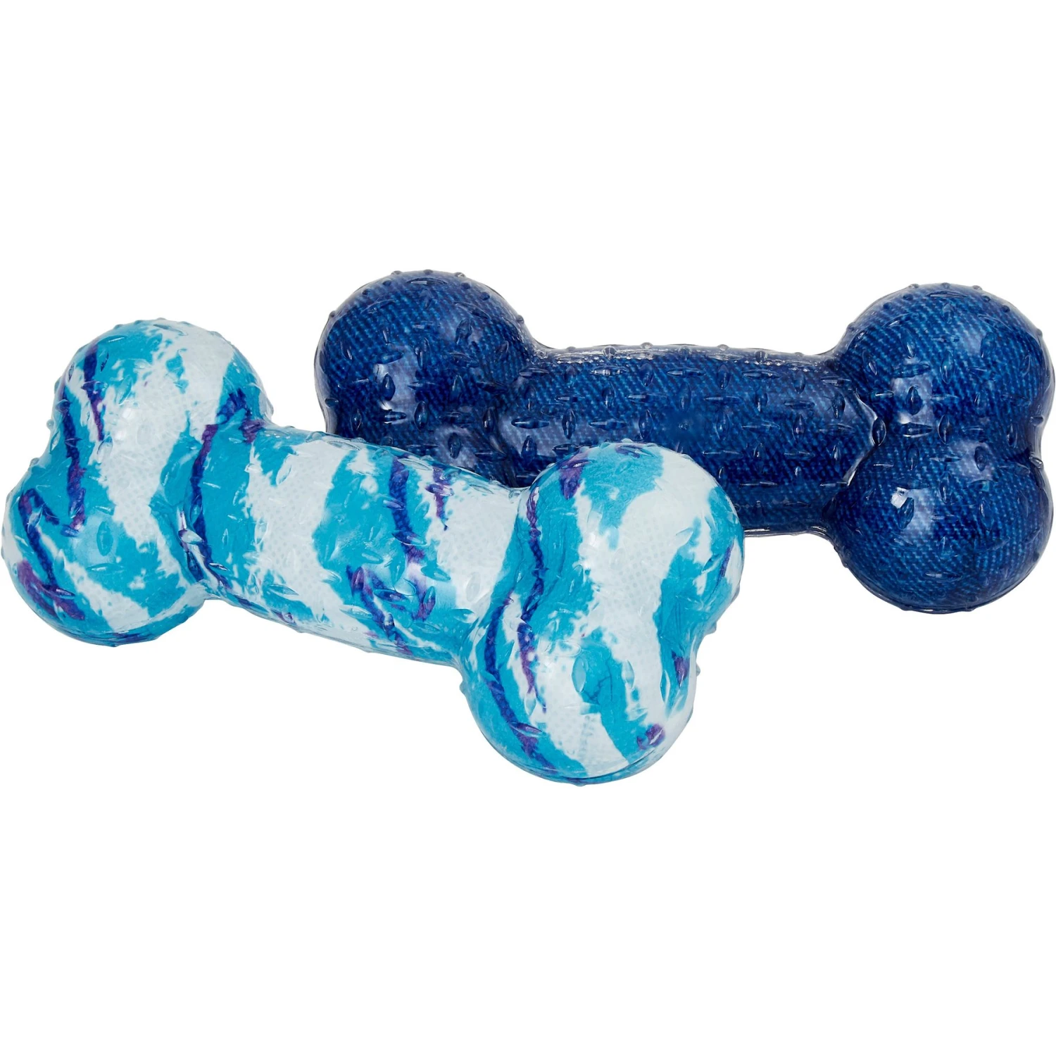 Frisco Retro Denim & Swirl TPR Bone Squeaky Dog Toy Frisco Retro Denim & Swirl TPR Bone Squeaky Dog Toy -Frisco Sales Store 230341 MAIN. AC SS1800 V1598547395