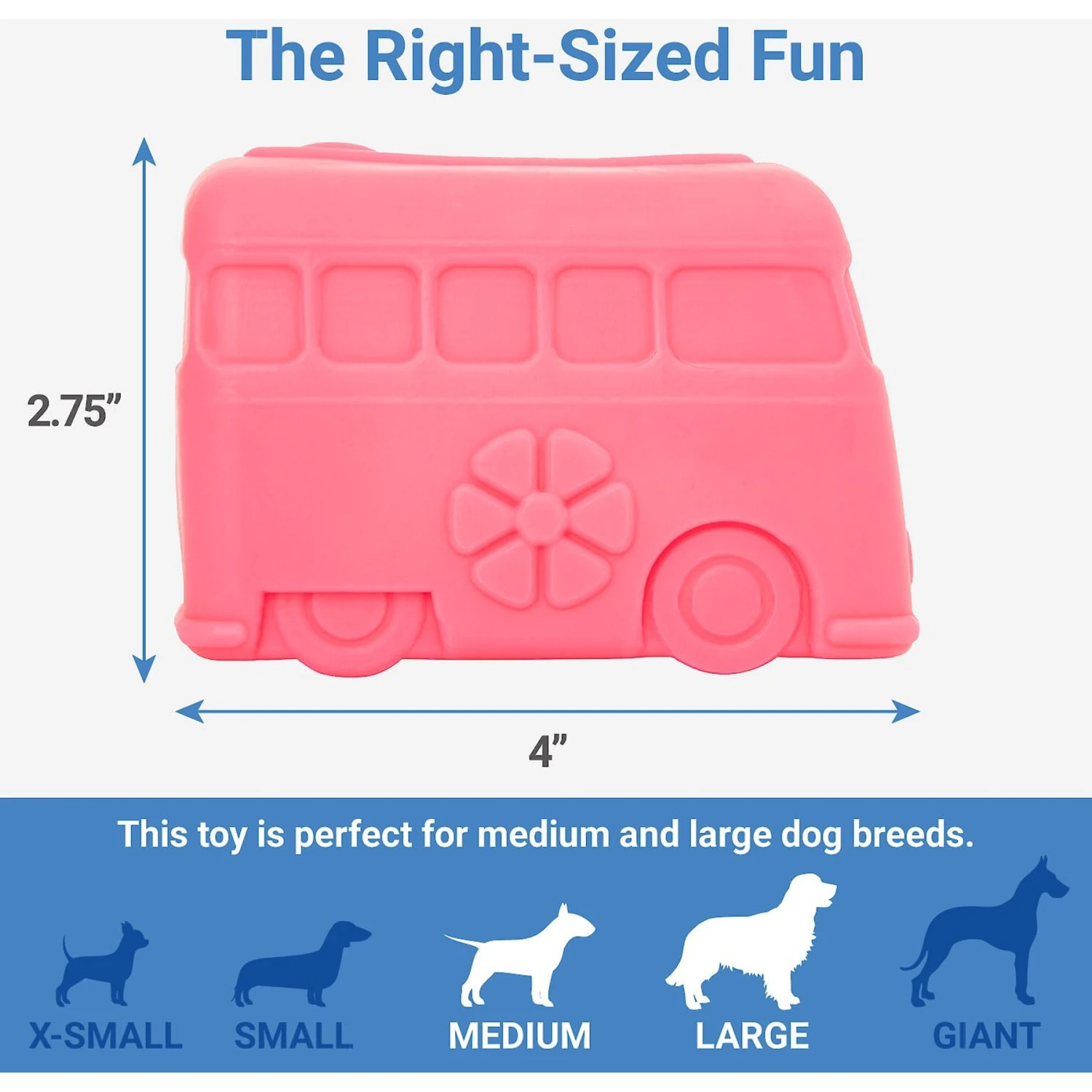 Frisco Retro Funky Van TPE Treat Dispenser Dog Toy, Medium/Large Frisco Retro Funky Van TPE Treat Dispenser Dog Toy, Medium/Large -Frisco Sales Store 230383 PT1. AC SS1800 V1599943592