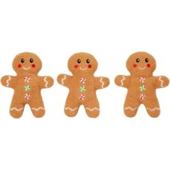 Frisco Holiday Milk & Gingerbread Cookies Hide & Seek Puzzle Plush Squeaky Dog Toy -Frisco Sales Store 233262 PT4. AC SS1800 V1601014290