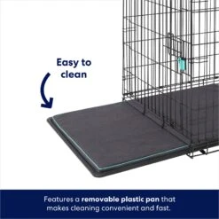 Frisco Heavy Duty Enhanced Lock Double Door Fold & Carry Wire Dog Crate & Mat Kit -Frisco Sales Store 233736 PT4. AC SS1800 V1671661416