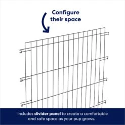 Frisco Heavy Duty Enhanced Lock Double Door Fold & Carry Wire Dog Crate & Mat Kit -Frisco Sales Store 233736 PT6. AC SS1800 V1671661487