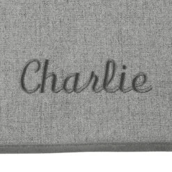 Frisco Faux Linen Personalized Dog & Cat Blanket -Frisco Sales Store 234954 PT6. AC SS1800 V1597844460