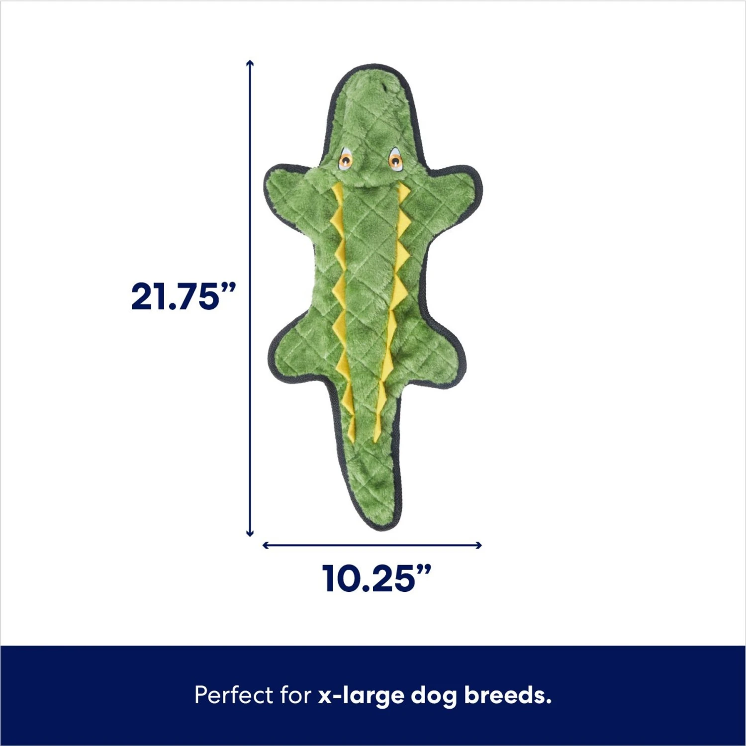 Frisco Alligator Stuffing-Free Flat Plush Squeaky Dog Toy Frisco Alligator Stuffing-Free Flat Plush Squeaky Dog Toy -Frisco Sales Store 245943 PT1. AC SS1800 V1674080693