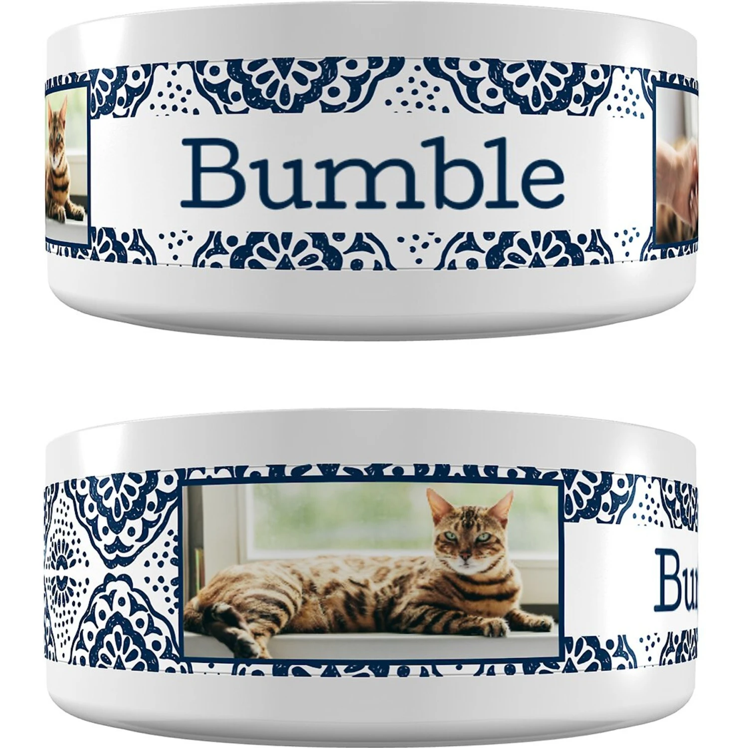 Frisco Boho Damask Ceramic Personalized Dog & Cat Bowl Frisco Boho Damask Ceramic Personalized Dog & Cat Bowl -Frisco Sales Store 250833 MAIN. AC SS1800 V1602630395