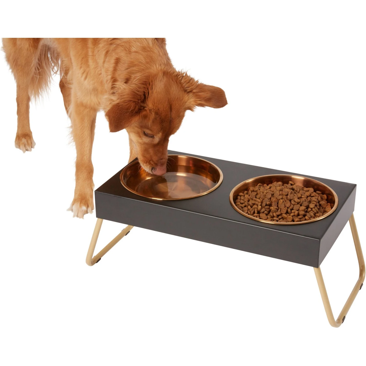 Frisco Copper Stainless Steel Elevated Foldable Double Dog & Cat Bowls Frisco Copper Stainless Steel Elevated Foldable Double Dog & Cat Bowls -Frisco Sales Store 253060 MAIN. AC SS1800 V1616073913