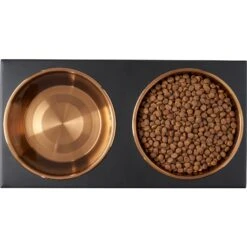 Frisco Copper Stainless Steel Elevated Foldable Double Dog & Cat Bowls 5 Frisco Copper Stainless Steel Elevated Foldable Double Dog & Cat Bowls -Frisco Sales Store 253060 PT5. AC SS1800 V1616595415