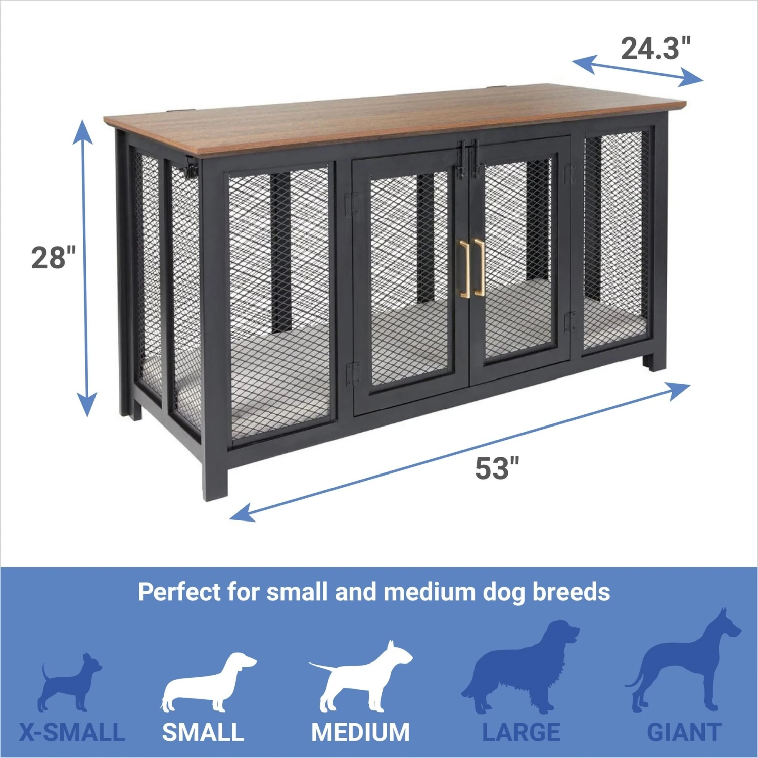 Frisco "Venice" Dog Crate Credenza & Mat Kit Frisco "Venice" Dog Crate Credenza & Mat Kit -Frisco Sales Store 255328 PT1. AC SS1800 V1687276458