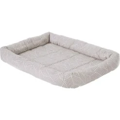 Frisco Fold & Carry Double Door Collapsible Wire Dog Crate & Frisco Gray Basket Weave Dog Crate Mat -Frisco Sales Store 255477 PT3. AC SS1800 V1604096804