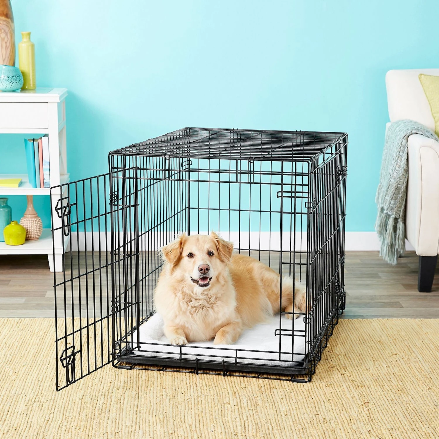 Frisco Heavy Duty Fold & Carry Double Door Collapsible Wire Dog Crate & Frisco Wire Dog & Small Pet Exercise Pen with Step-Through Door Frisco Heavy Duty Fold & Carry Double Door Collapsible Wire Dog Crate & Frisco Wire Dog & Small Pet Exercise Pen With Step-Through Door -Frisco Sales Store 255537 PT2. AC SS1800 V1603646531