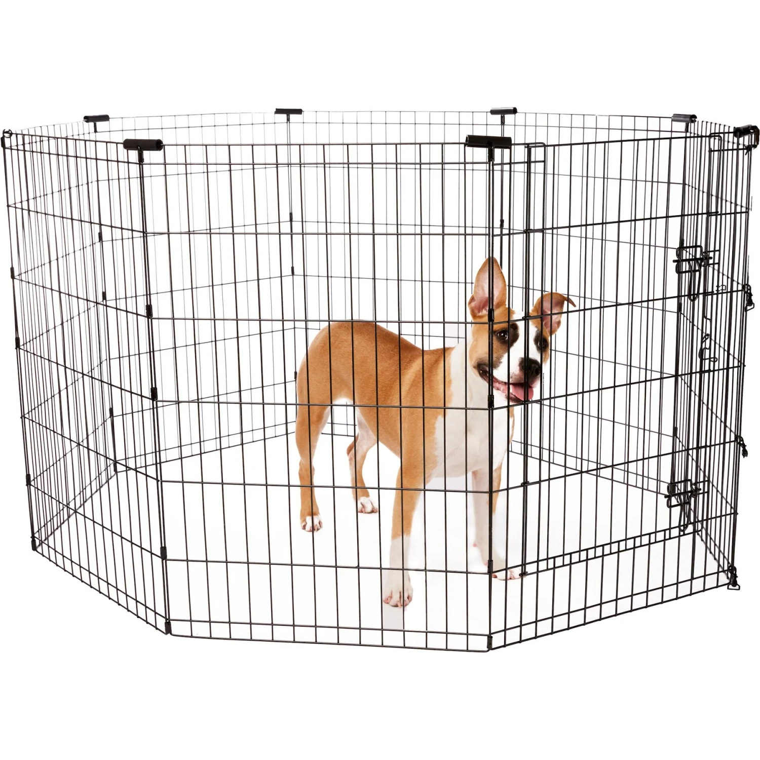 Frisco Heavy Duty Fold & Carry Double Door Collapsible Wire Dog Crate & Frisco Wire Dog & Small Pet Exercise Pen with Step-Through Door Frisco Heavy Duty Fold & Carry Double Door Collapsible Wire Dog Crate & Frisco Wire Dog & Small Pet Exercise Pen With Step-Through Door -Frisco Sales Store 255537 PT4. AC SS1800 V1603646503