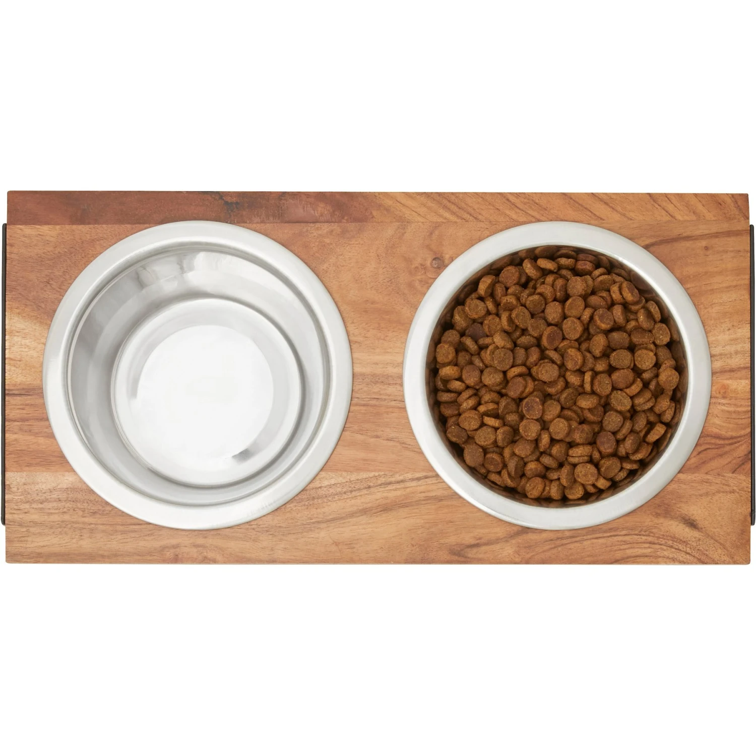 Frisco Wood Elevated Non-Skid Stainless Steel Double Diner Dog & Cat Bowl Frisco Wood Elevated Non-Skid Stainless Steel Double Diner Dog & Cat Bowl -Frisco Sales Store 257143 PT2. AC SS1800 V1615310833