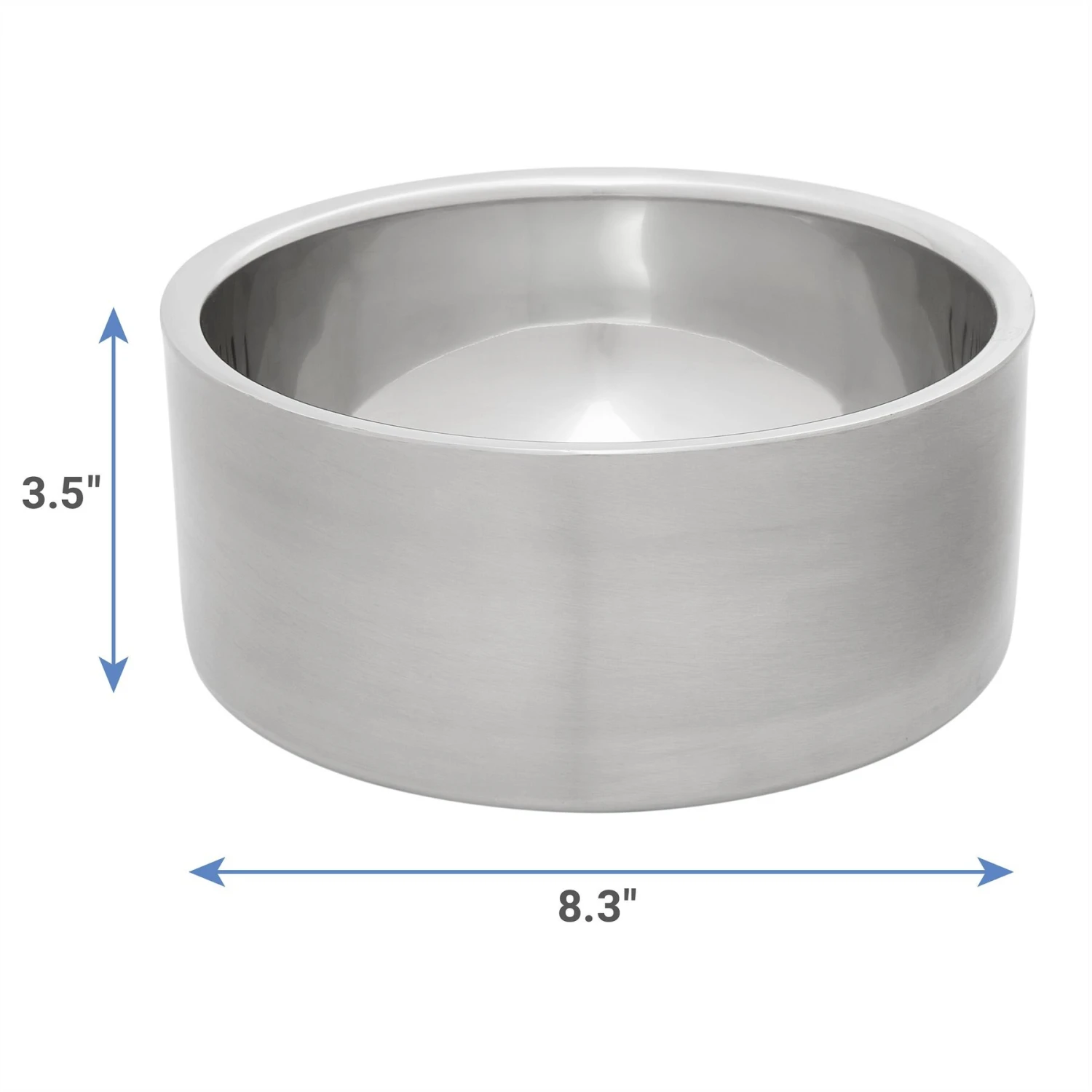 Frisco Insulated Non-Skid Stainless Steel Dog & Cat Bowl Frisco Insulated Non-Skid Stainless Steel Dog & Cat Bowl -Frisco Sales Store 261757 PT1. AC SS1800 V1623937522
