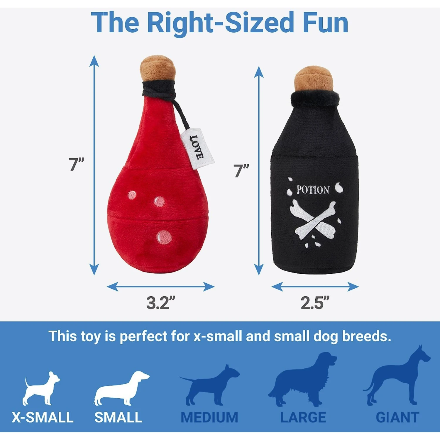 Frisco Magic Potions Plush Squeaky Dog Toy Frisco Magic Potions Plush Squeaky Dog Toy -Frisco Sales Store 265618 PT1. AC SS1800 V1623352056