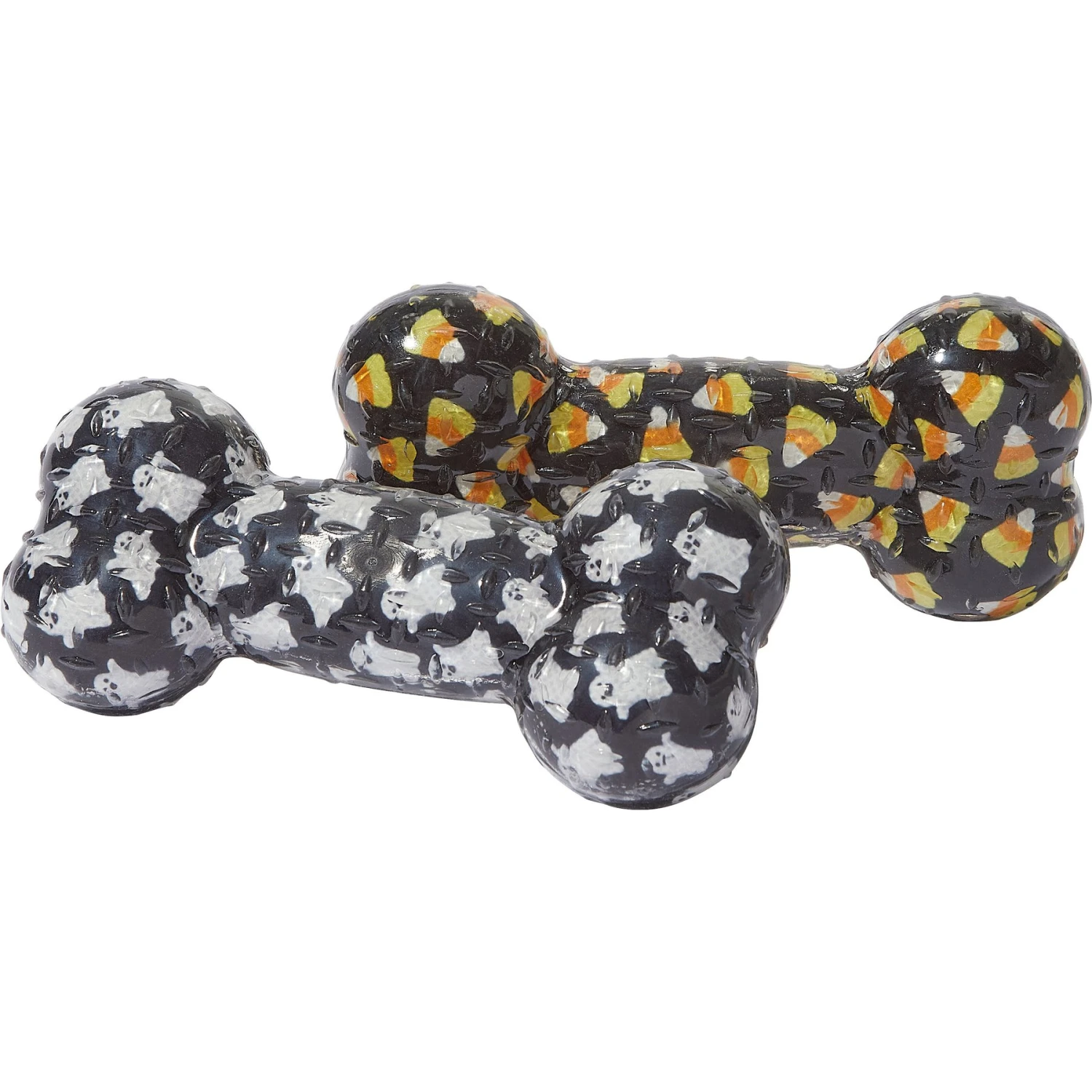 Frisco Halloween Candy Corn & Ghosts TPR Bone Squeaky Dog Toy, 2 count Frisco Halloween Candy Corn & Ghosts TPR Bone Squeaky Dog Toy, 2 Count -Frisco Sales Store 270529 MAIN. AC SS1800 V1624070874