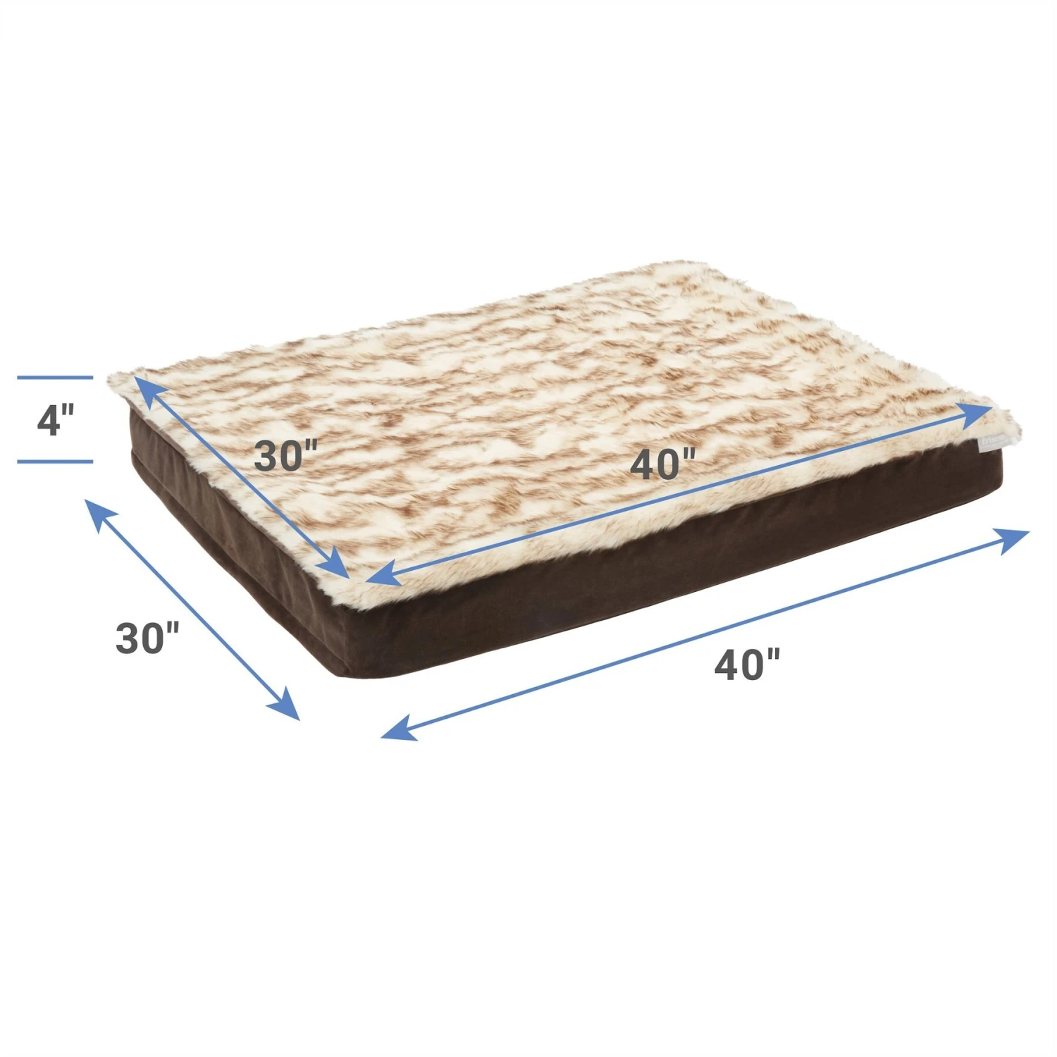 Frisco Faux Fur Orthopedic Pillowtop Dog Bed w/Removable Cover Frisco Faux Fur Orthopedic Pillowtop Dog Bed W/Removable Cover -Frisco Sales Store 270882 PT1. AC SS1800 V1626359487