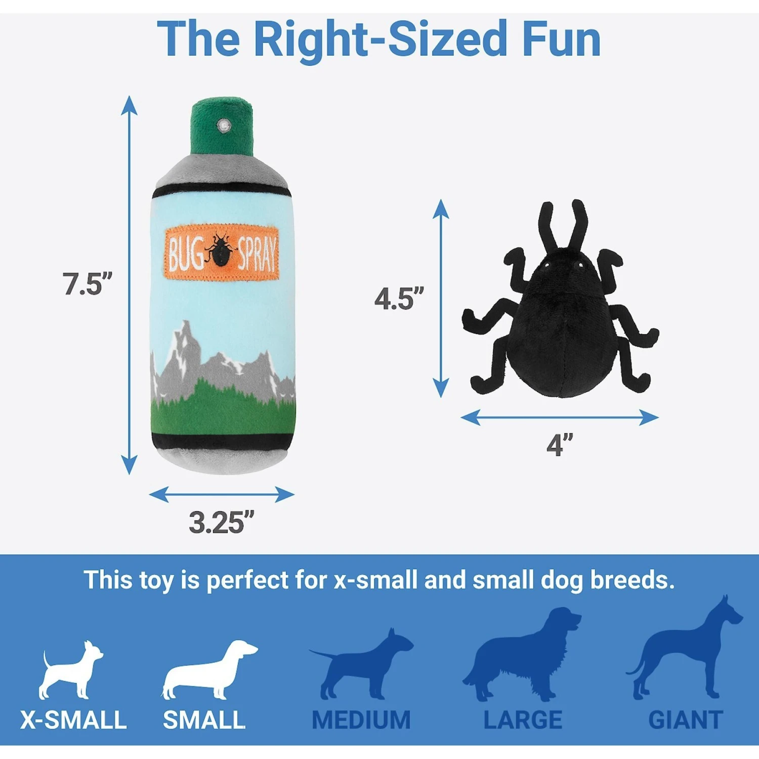 Frisco Camping Bug Spray Plush Squeaky Dog Toy, 3 count Frisco Camping Bug Spray Plush Squeaky Dog Toy, 3 Count -Frisco Sales Store 270989 PT1. AC SS1800 V1626368493