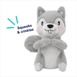 Frisco Camping Squirrel Plush Squeaky Dog Toy -Frisco Sales Store 271001 PT2. AC SS1800 V1686579152