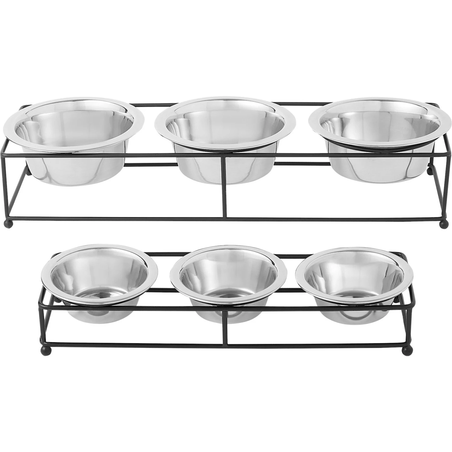 Frisco Multi Pet Feeding 3-Bowls Straight Stainless Steel Dog & Cat Bowl Frisco Multi Pet Feeding 3-Bowls Straight Stainless Steel Dog & Cat Bowl -Frisco Sales Store 277568 PT5. AC SS1800 V1627936036