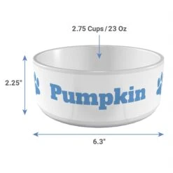 Frisco Paw Print Ceramic Personalized Dog Bowl -Frisco Sales Store 286982 PT3. AC SS1800 V1636036346