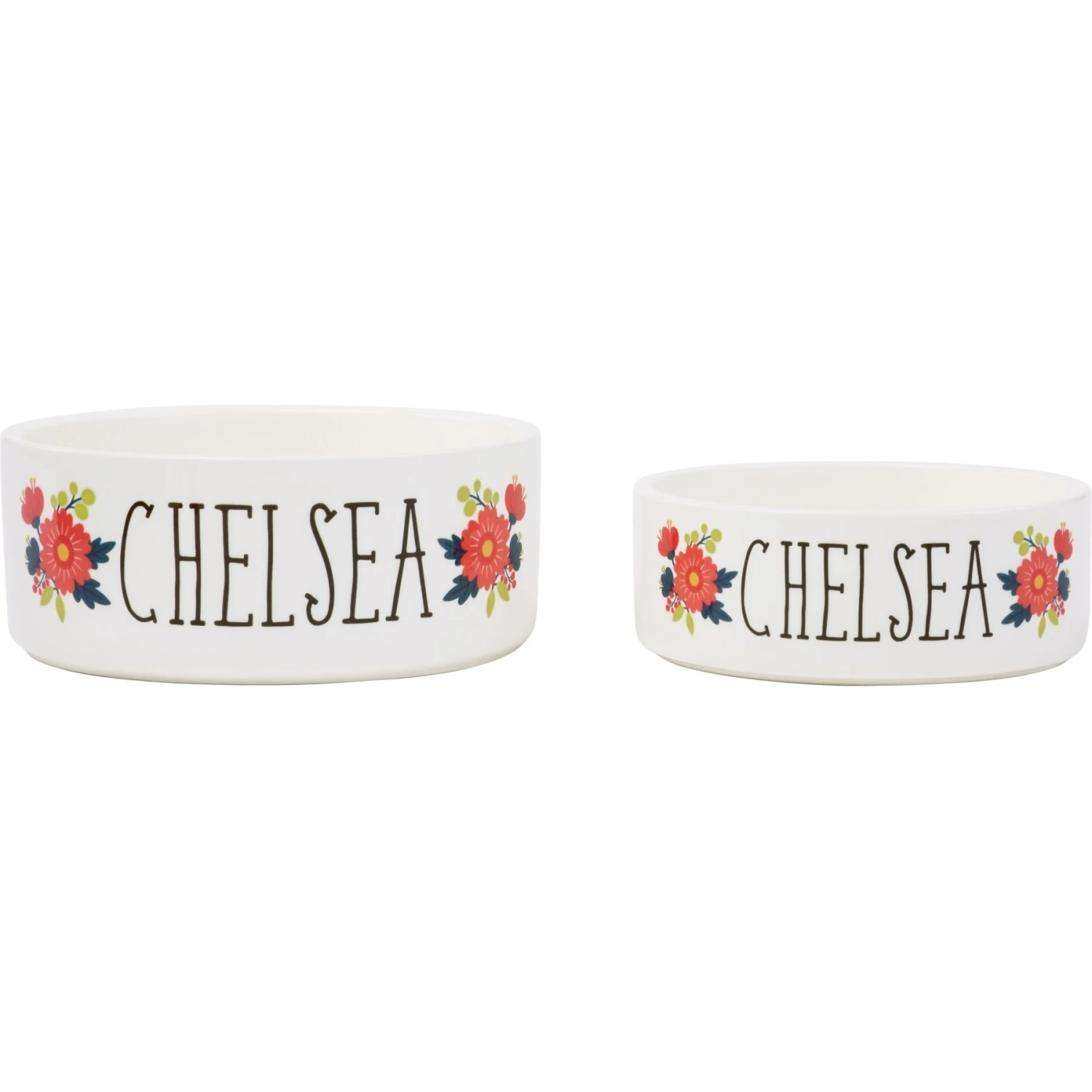 Frisco Flower Ceramic Personalized Dog Bowl Frisco Flower Ceramic Personalized Dog Bowl -Frisco Sales Store 286985 PT5. AC SS1800 V1625860262