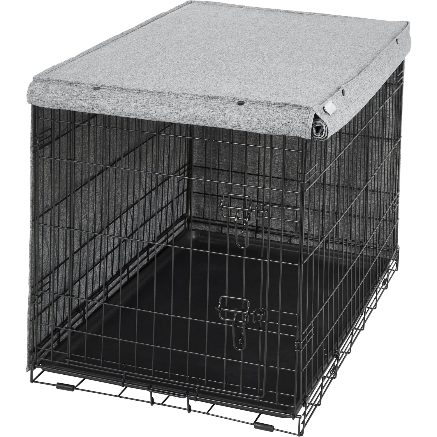 Frisco Faux linen Dog Crate Cover Frisco Faux Linen Dog Crate Cover -Frisco Sales Store 289630 PT4. AC SS1800 V1644248877
