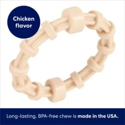 Frisco Ring Tough Nylon Chew Dog Toy, Chicken Flavor -Frisco Sales Store 290533 PT2. AC SS1800 V1695760929