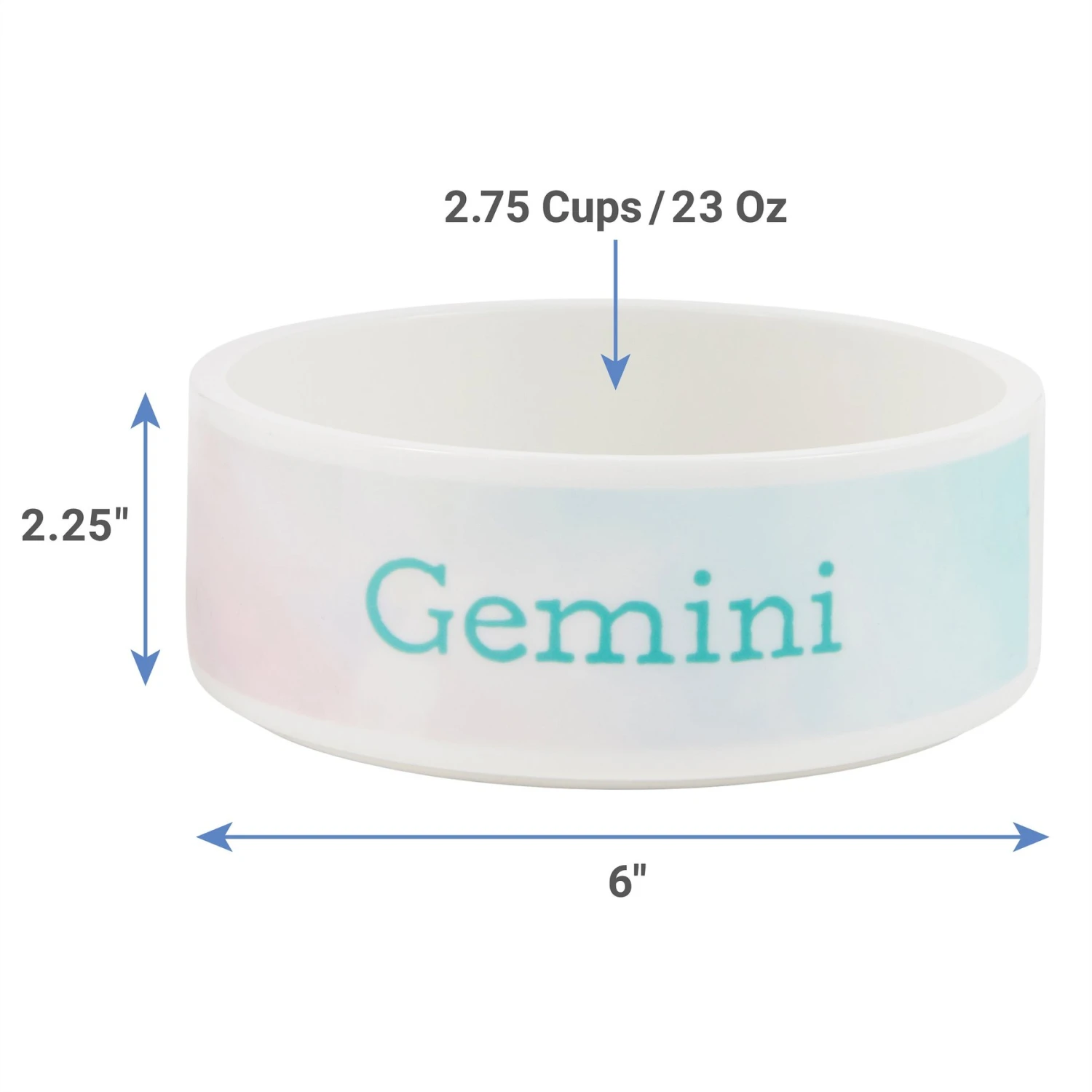 Frisco Watercolors Ceramic Personalized Dog Bowl Frisco Watercolors Ceramic Personalized Dog Bowl -Frisco Sales Store 296664 PT1. AC SS1800 V1642024496