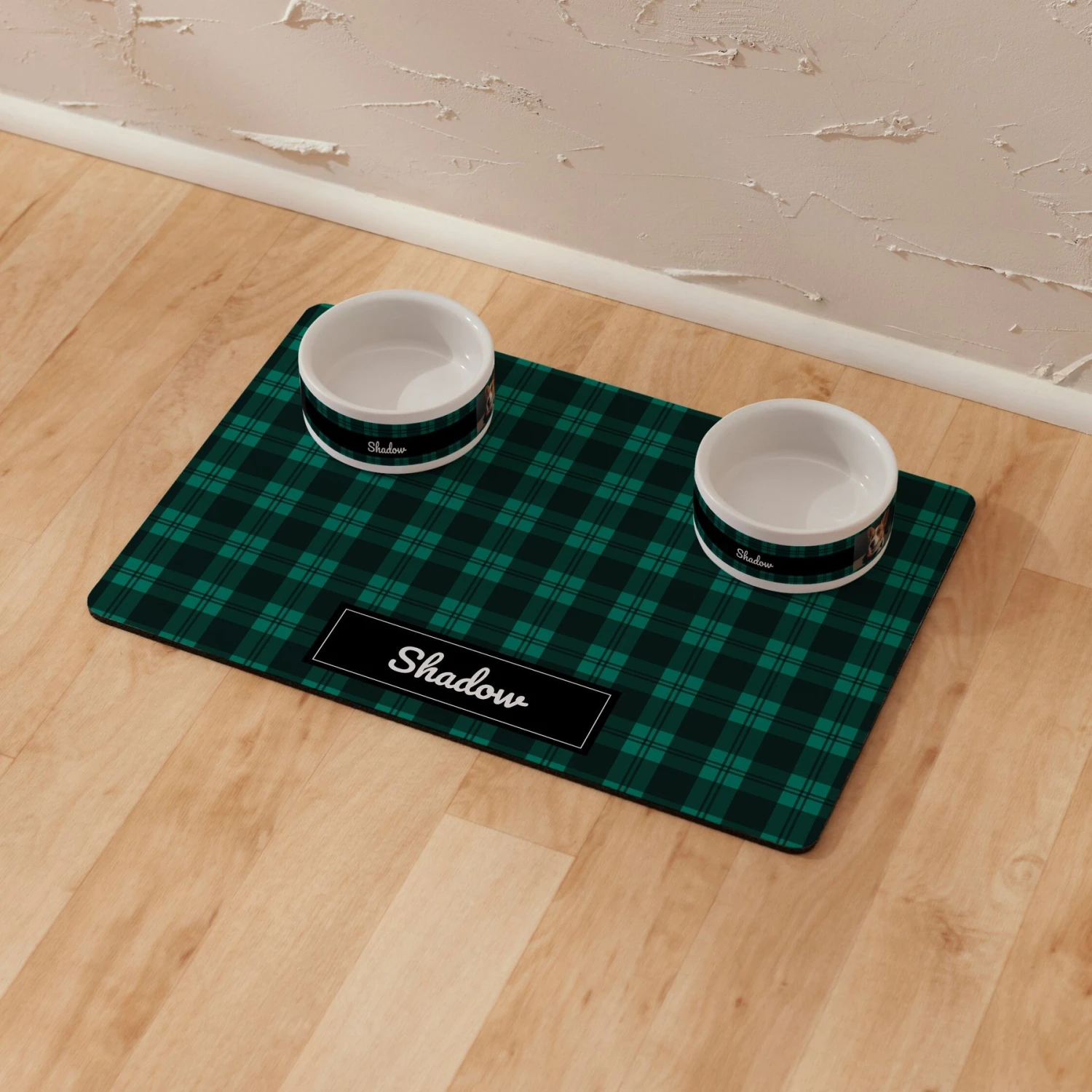 Frisco Plaid Personalized Dog & Cat Placemat Frisco Plaid Personalized Dog & Cat Placemat -Frisco Sales Store 299564 PT8. AC SS1800 V1636048771