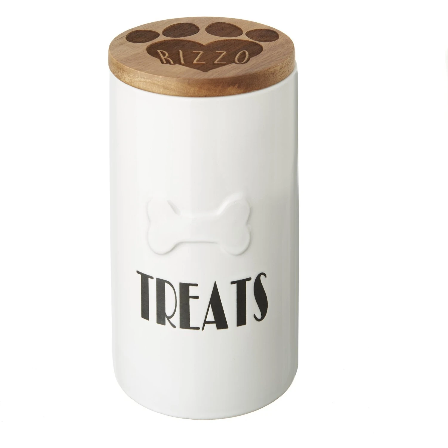 Frisco Ceramic Personalized Treat Jar with Wood Lid, 4 Cup, 32oz Frisco Ceramic Personalized Treat Jar With Wood Lid, 4 Cup, 32oz -Frisco Sales Store 301179 MAIN. AC SS1800 V1631117190